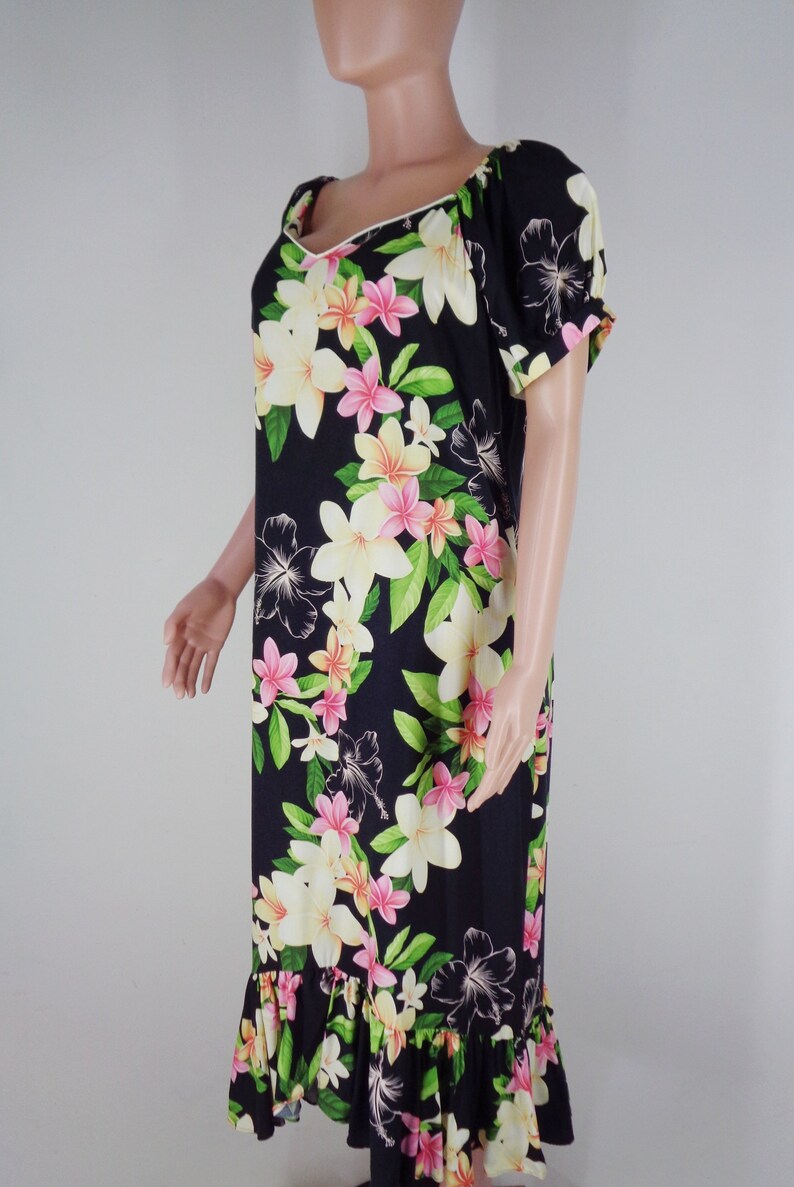 Two Palms Dress Vintage Two Palms Dress Vintage Two Palms Made In Hawaii Women Floral Hawaiian Dress Size Women XL