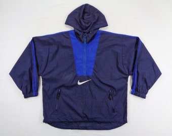 black nike windbreaker vintage