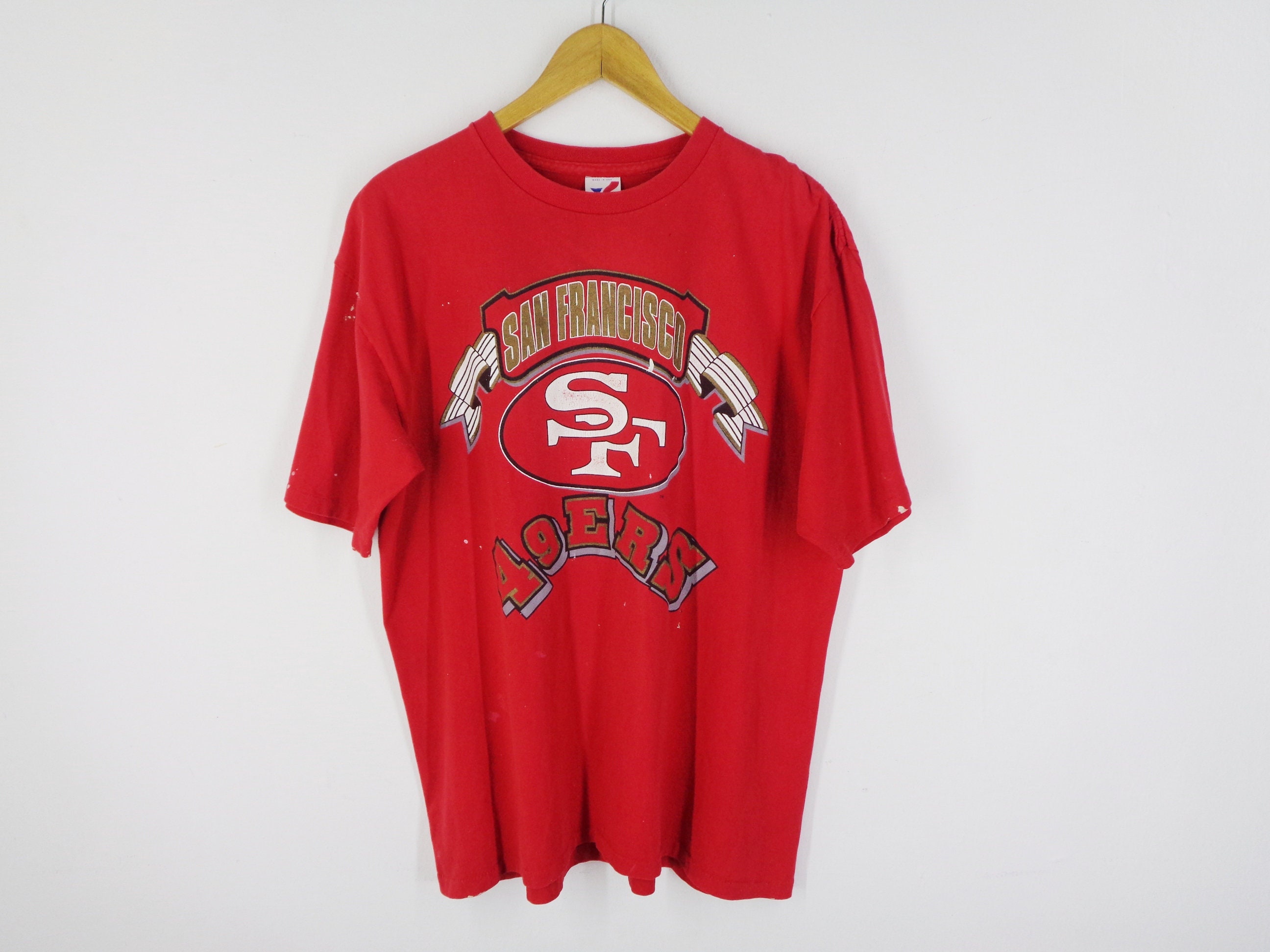 49ers San Francisco Shirt Distressed Vintage 49ers San | Etsy