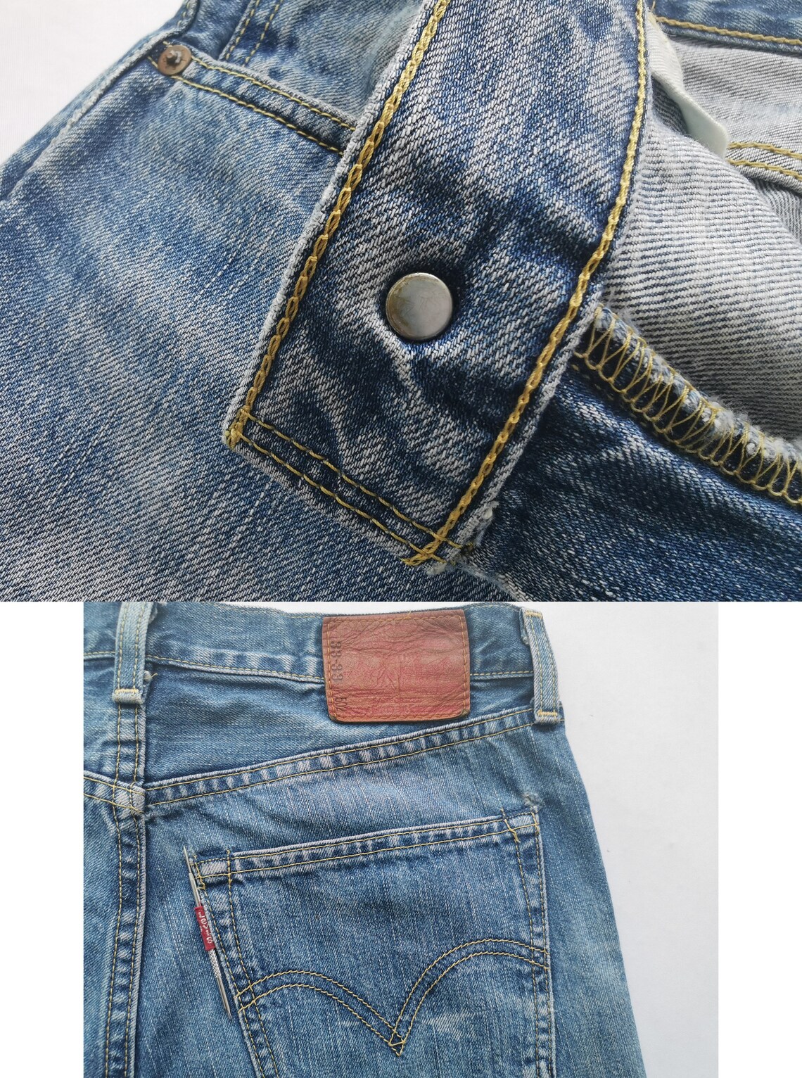 Levis 503 Jeans Distressed Vintage Size 33 Levis 503 Denim | Etsy