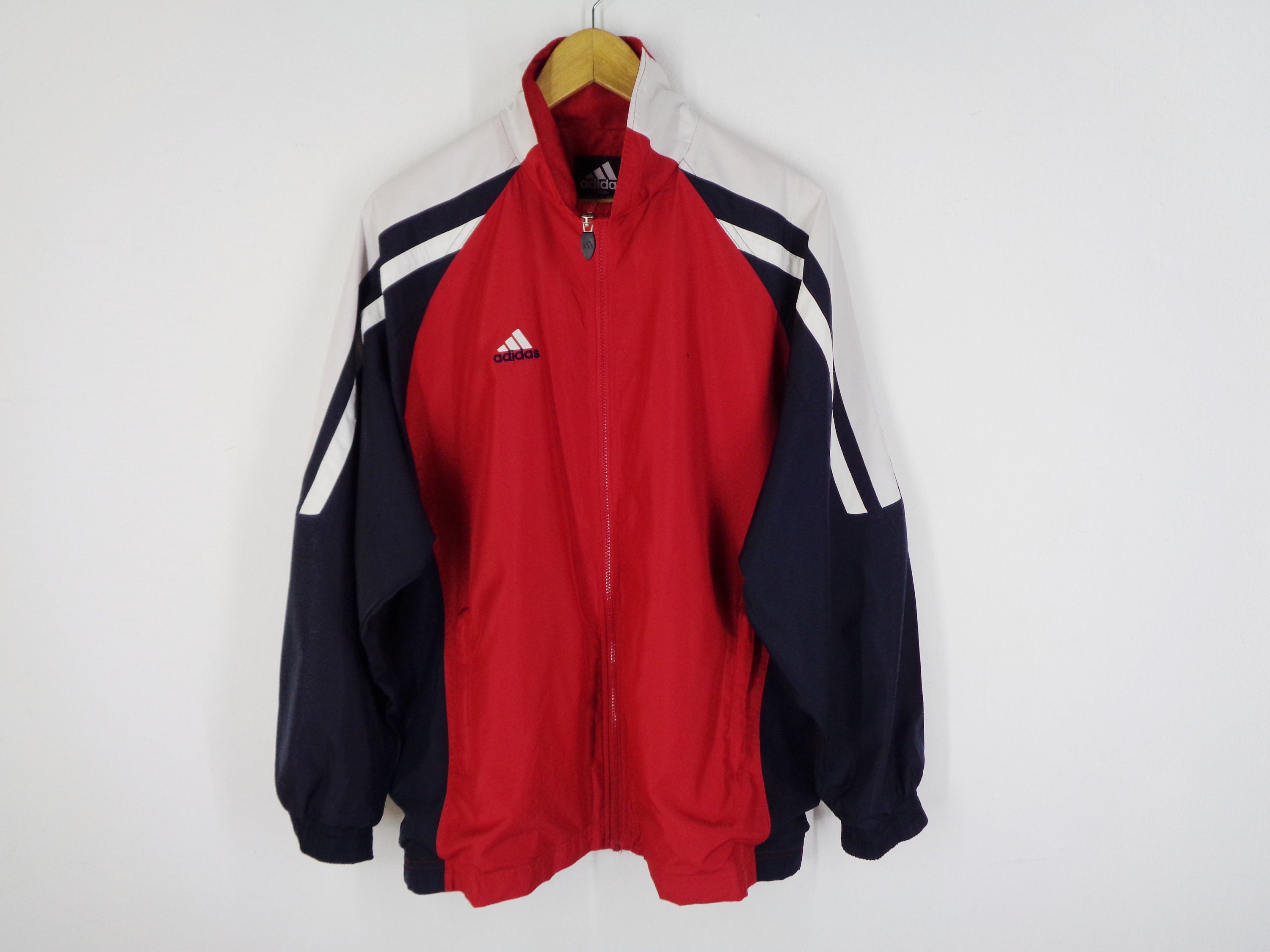 adidas colorblock windbreaker