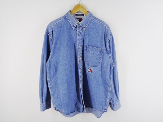 Tommy Hilfiger Shirt Distressed Vintage Tommy Hilf