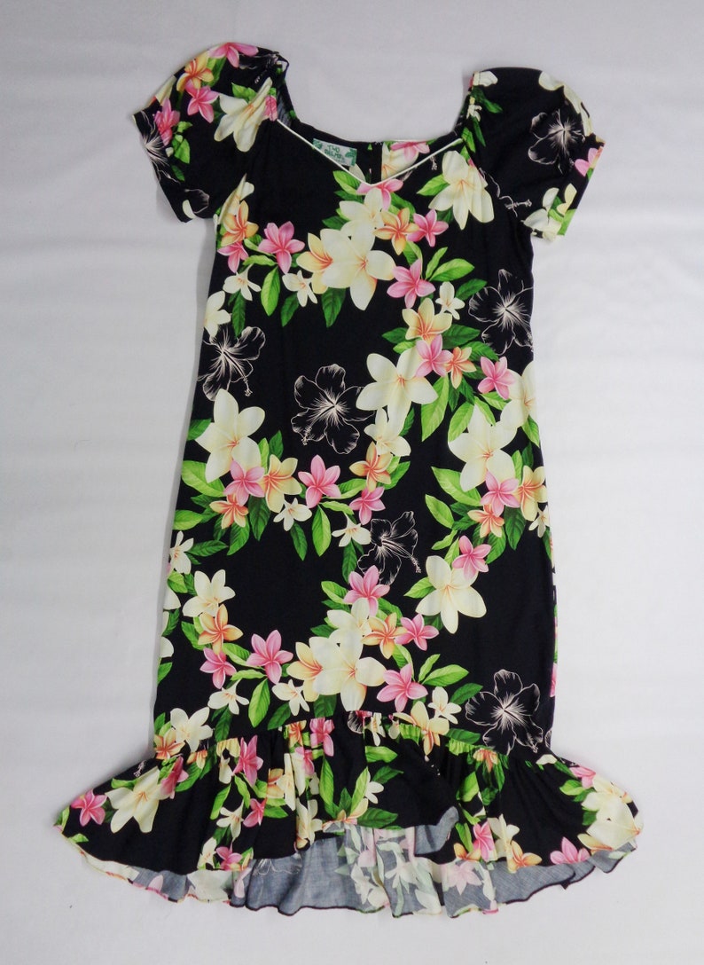 Two Palms Dress Vintage Two Palms Dress Vintage Two Palms Made In Hawaii Women Floral Hawaiian Dress Size Women XL