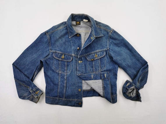 Lee Jacket Distressed Vintage Lee Denim Jacket Vin