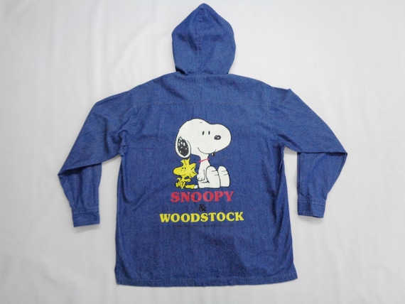 Snoopy Jacket Vintage Snoopy & Woodstock Zipper Ja