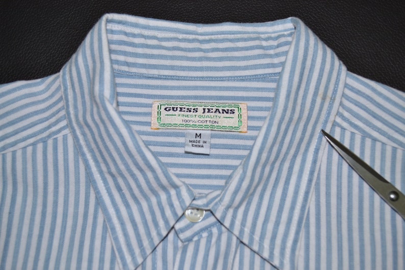 Guess Shirt Vintage Guess Casual Shirt Vintage Guess Vintage Button Up Shirt Size M