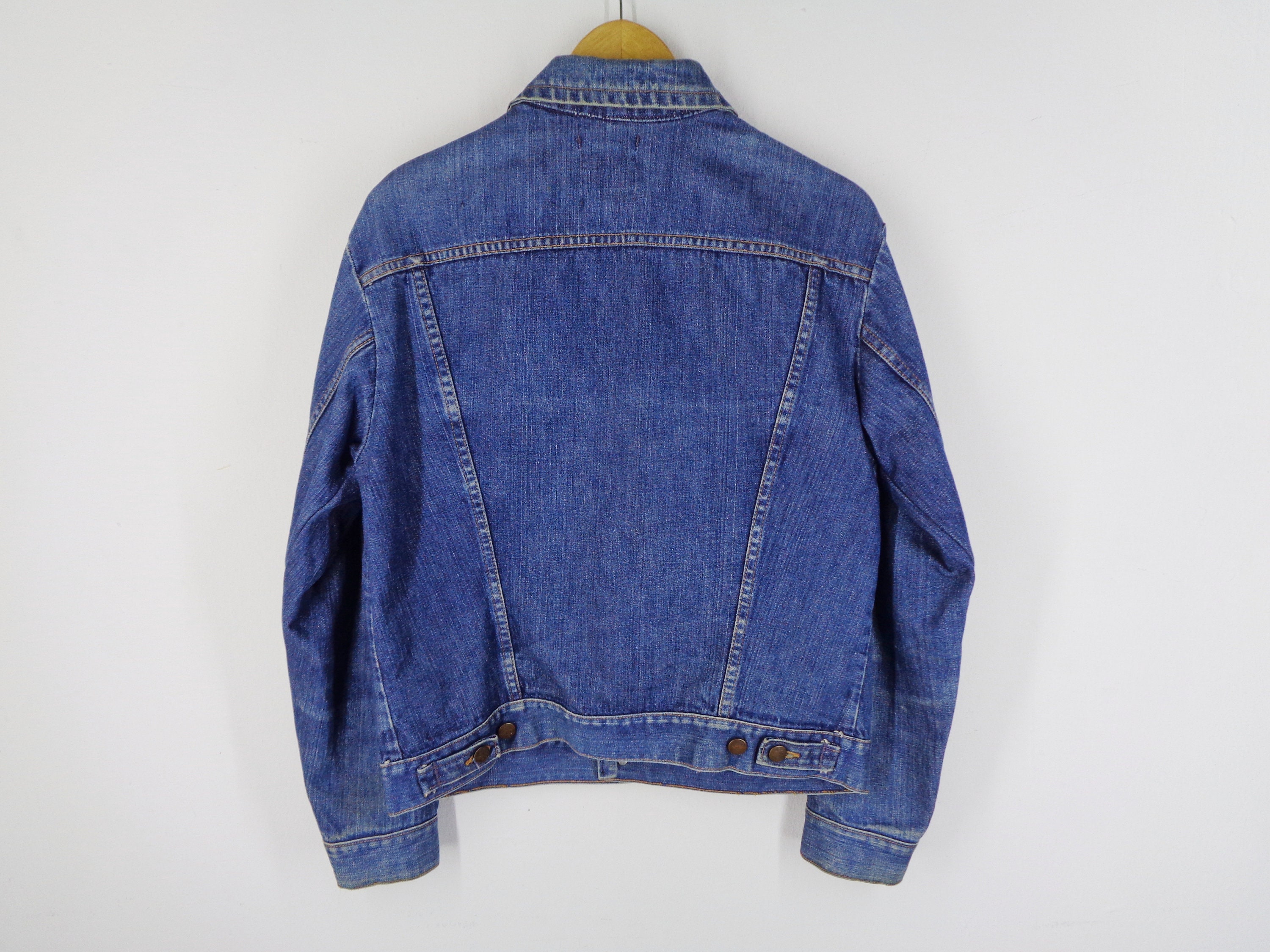 Wrangler Jacket Distressed Vintage Size 40 Wrangler Denim | Etsy