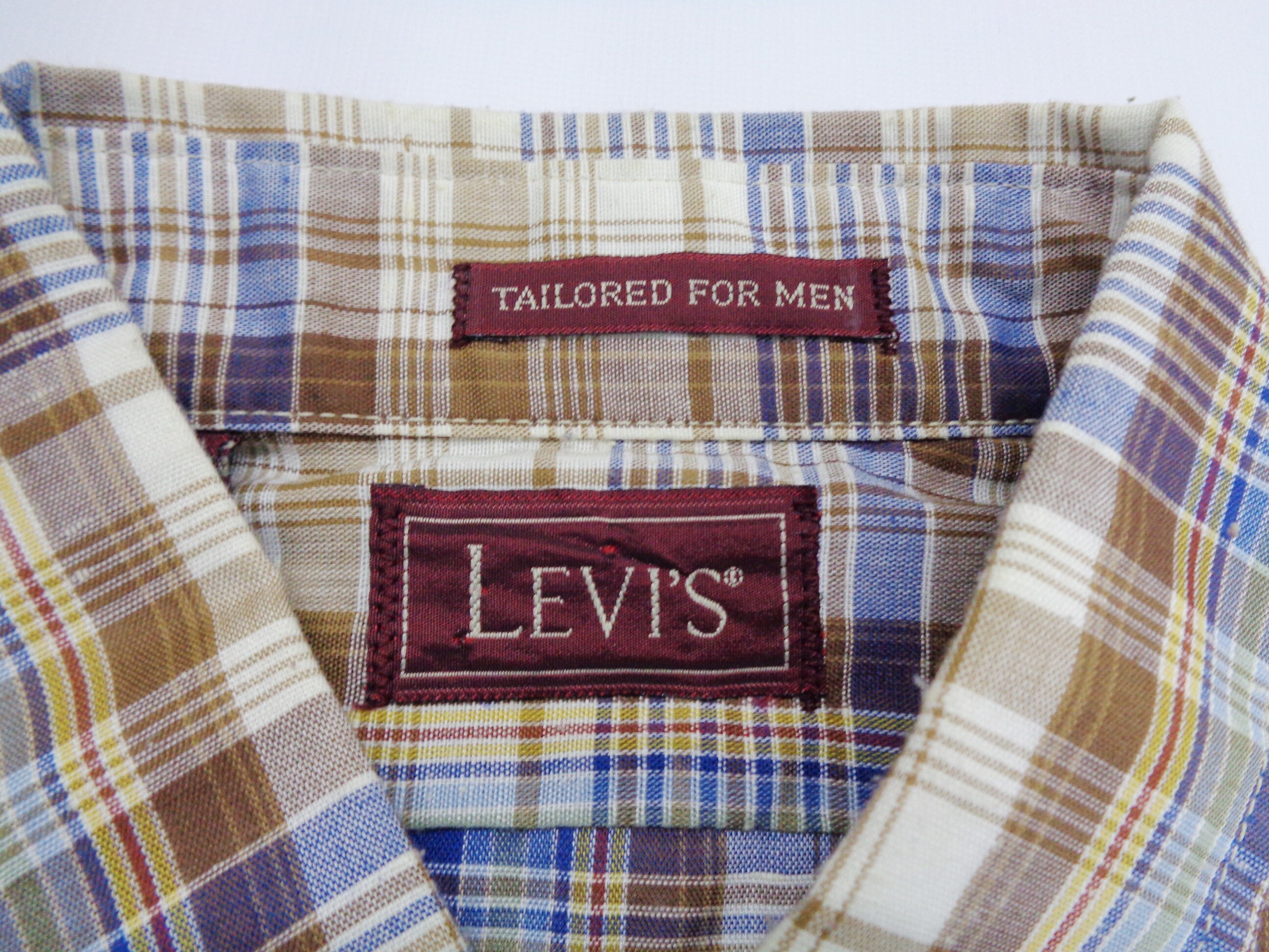 Levis Shirt Vintage Levis Button Shirt Levis Original Wear Etsy