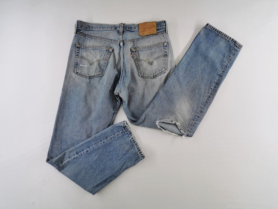 Levis 501 Jeans Distressed Vintage Size 33 Levis 5