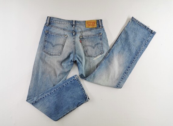 Levis 514 Jeans Distressed Size 31 Levis 514 Denim Pants Levis 514 Denim Jeans Size 32/33x30.5