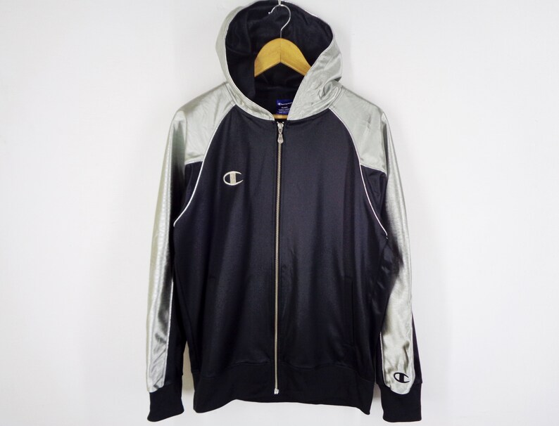 champion windbreaker zip up