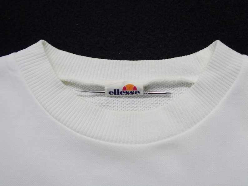Ellesse Sweatshirt Vintage Size Jaspo M Ellesse Pullover 90/'s Ellesse International Sports Traditional Pullover Sweater Sweatshirt Size M