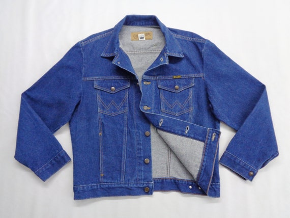 Wrangler Jeans Jacket Vintage Size 42 Wrangler Den