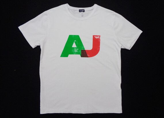 Armani jeans t shirt sale Clearance