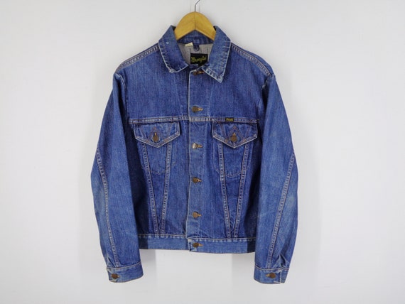 Wrangler Jacket Distressed Vintage Size 40 Wrangle
