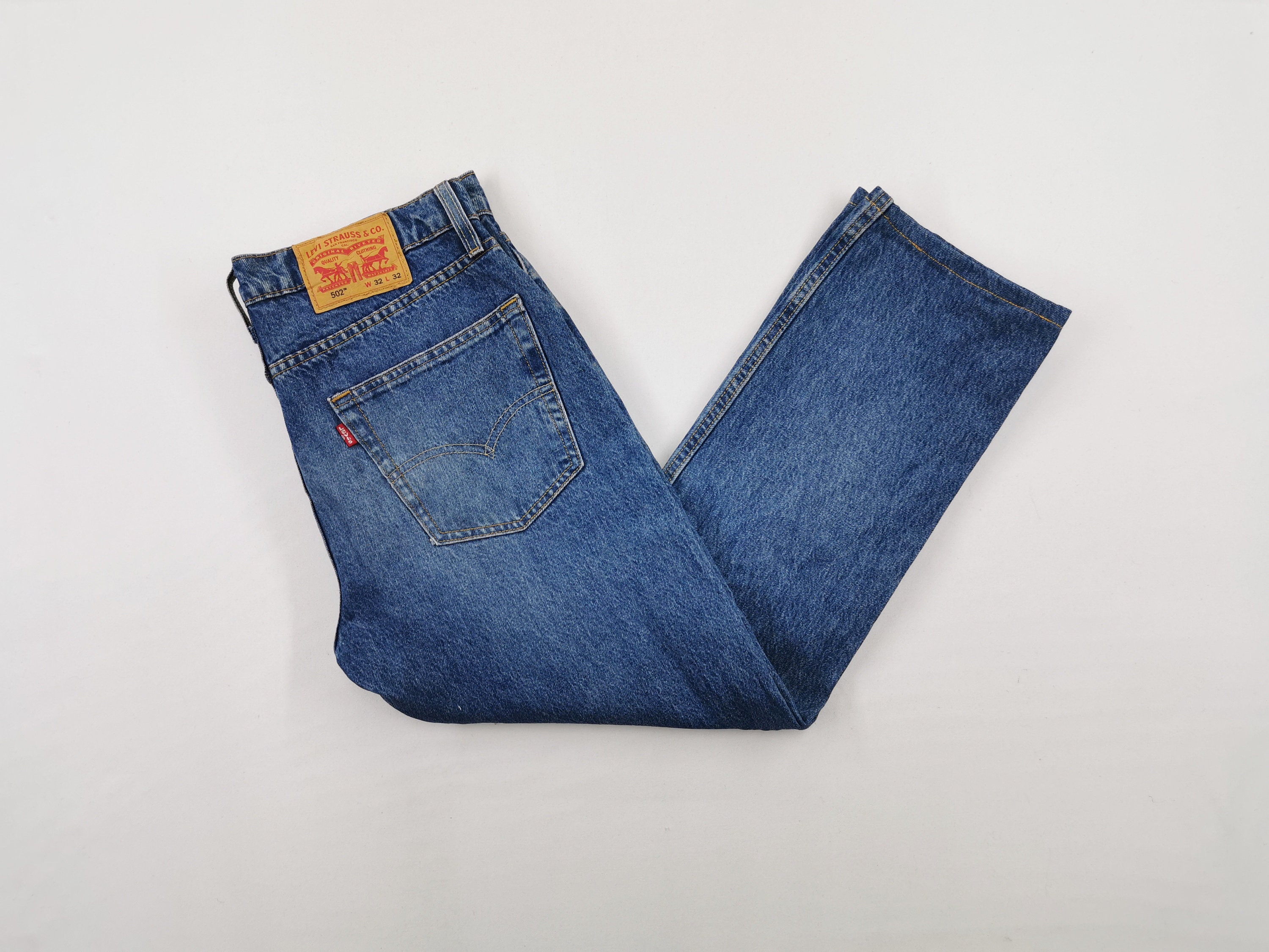 Levis 502 Jeans Distressed Size 32 
