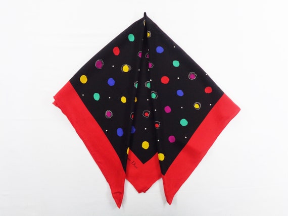 Christian Dior Scarf Vintage Christian Dior Silk S