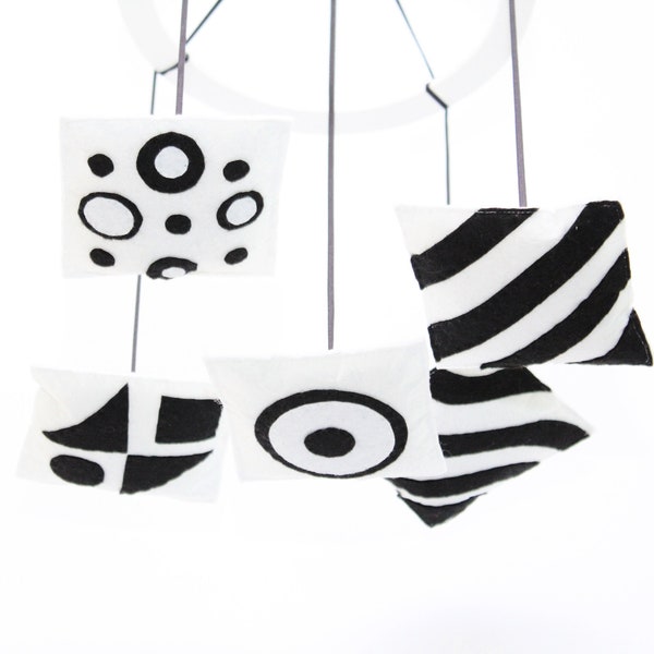 Black and White Baby Mobile Etsy