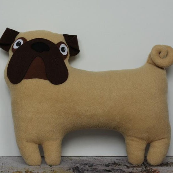 Pug Pillow Etsy