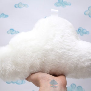 Plush Cloud music toy - White nursery