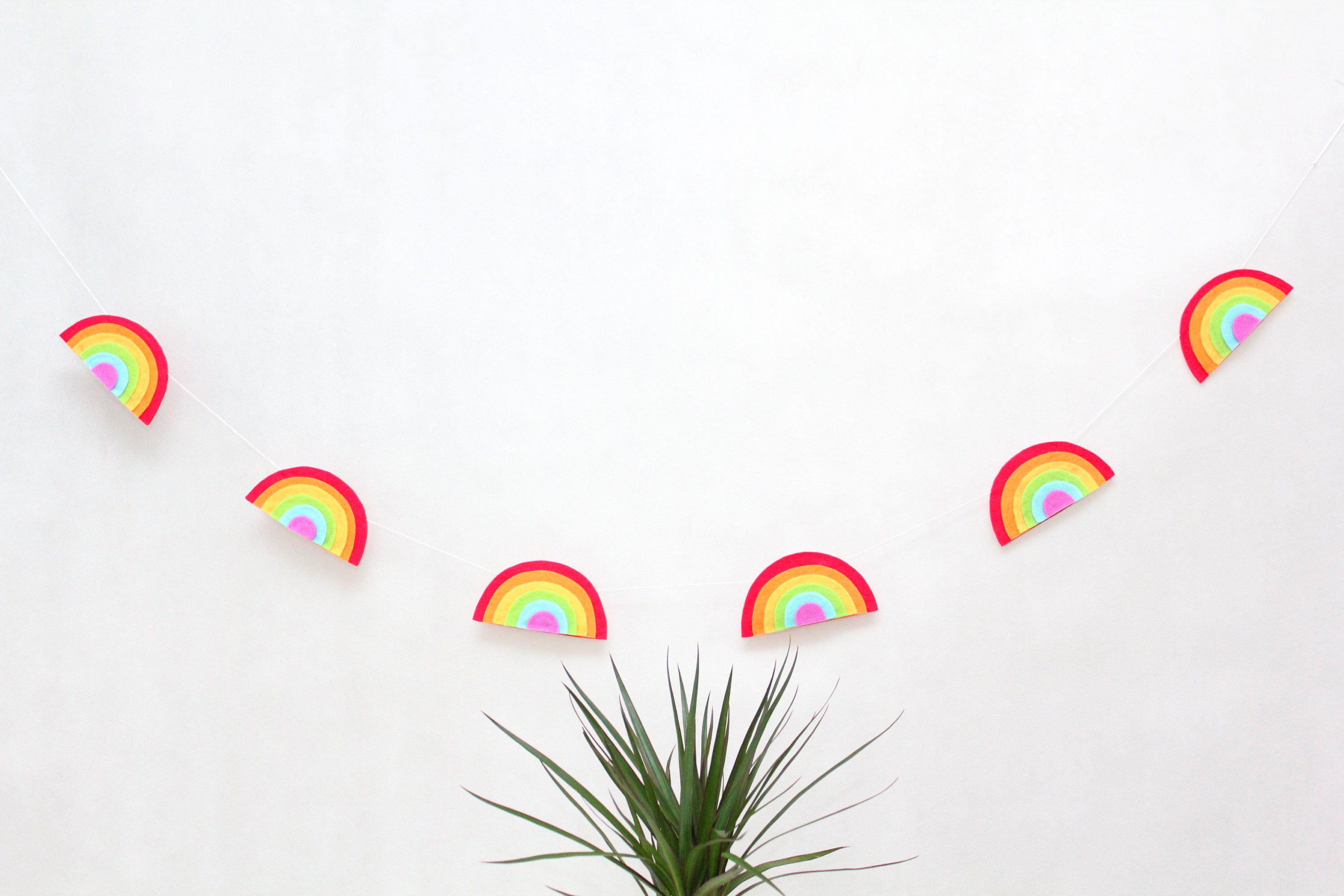 Rainbow Garland Nursery Rainbow Decoration Baby Shower Rainbow Baby