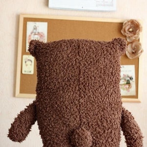 Teddy bear toy as animal themed nursery decoration and baby shower gift. Click for more sizes image 2