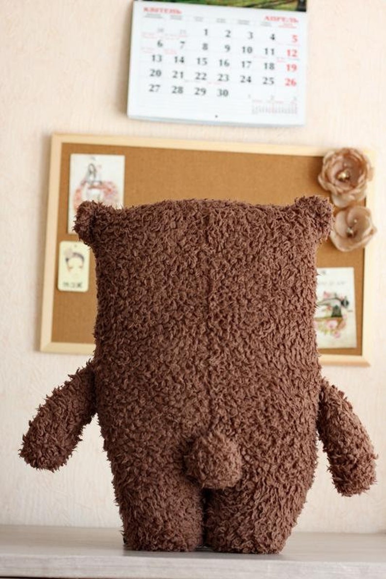 Teddy bear toy as animal themed nursery decoration and baby shower gift. Click for more sizes image 2