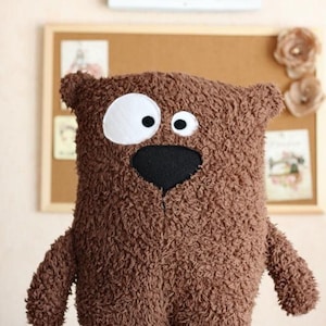 Teddy bear toy as animal themed nursery decoration and baby shower gift. Click for more sizes image 1