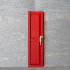 TINY Red Fairy Door, Miniature Doors, Borrowers