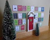 Elf Door Advent Calendar Posters: Christmas Elf Accessory (Digital File)