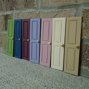 Round Doorknob TINY Doors, Miniature Doors, Borrowers