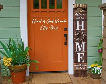 As for me and my HOME Porch Sign Premium Cedar 5FT