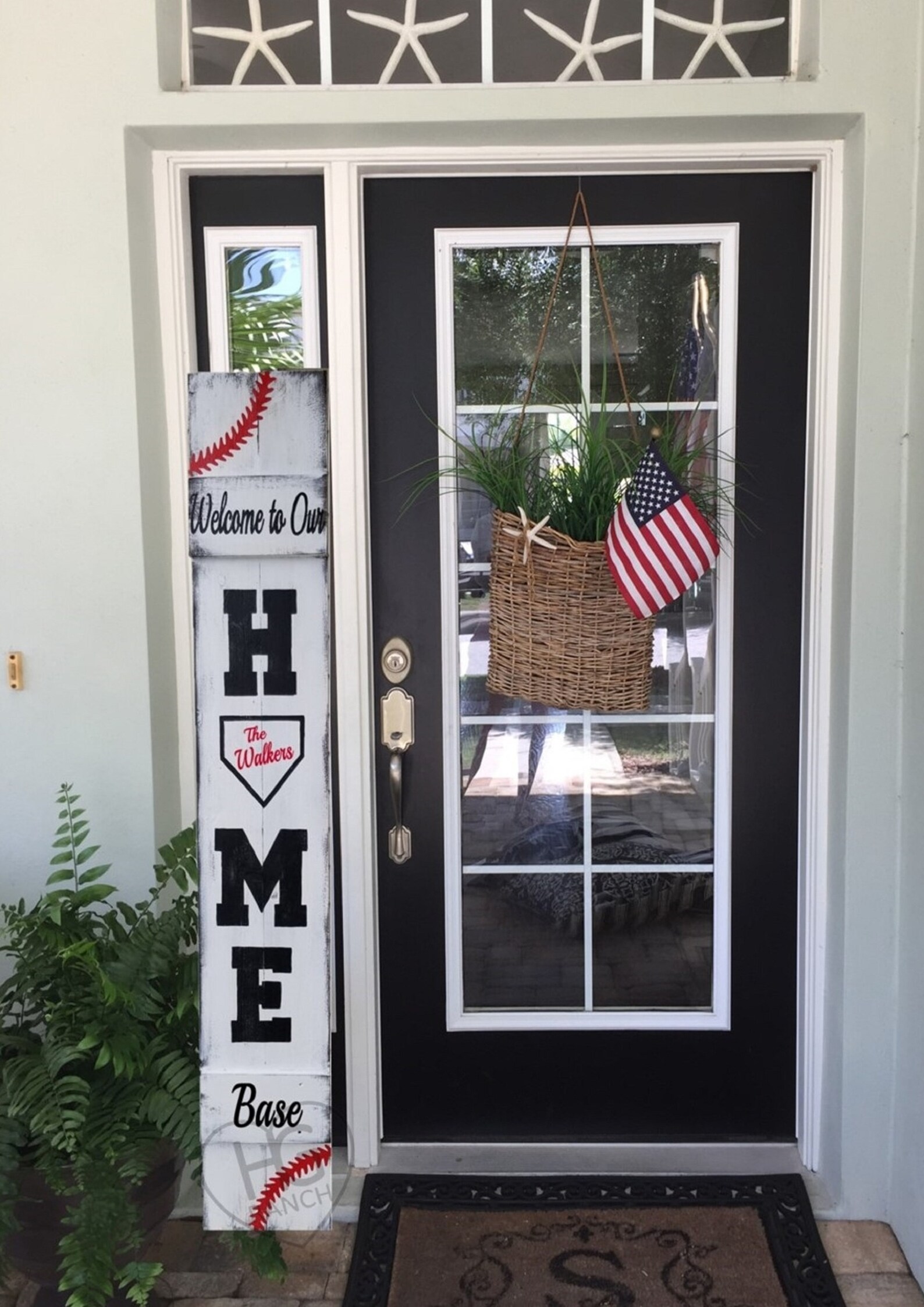 Baseball Porch Sign Home Baseball Porch Decor Etsy