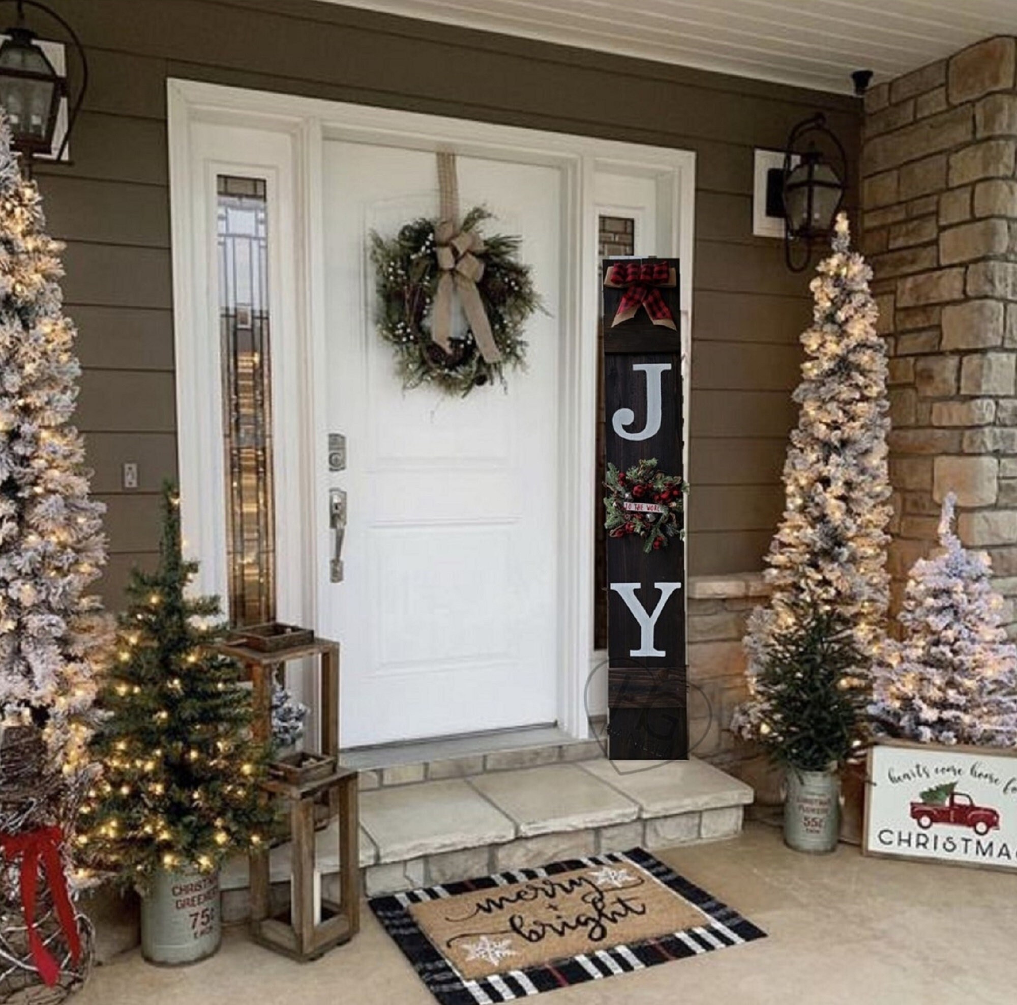 Christmas Porch Sign - Etsy