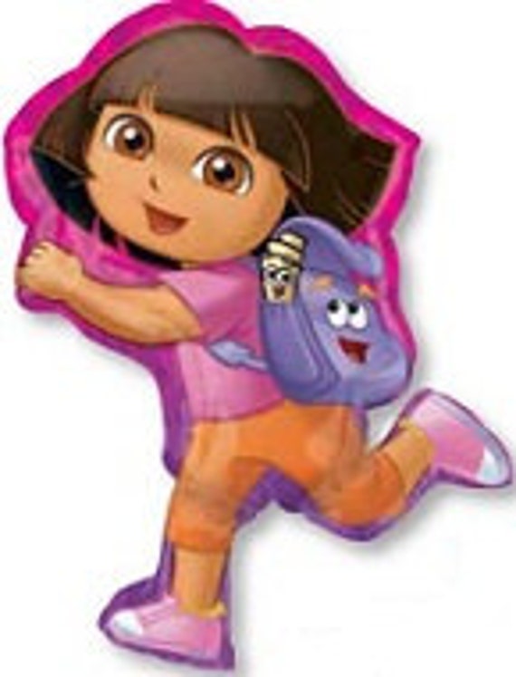 dora with backpack