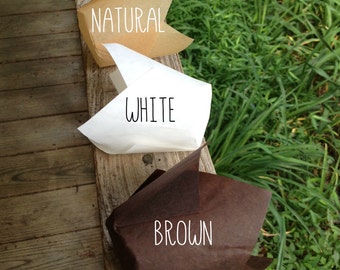 2" x 3-1/2" Chocolate Brown • Natural • White Tulip Cupcake Baking Cups • Liners • Cupcakes • Muffin Cup • Birthdays • Weddings