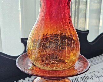 Vintage Fairy Lamp | Choose From: Amber Tiara Glass, Clear Pagoda