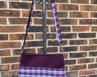 Purple ‘n Plaid Purse