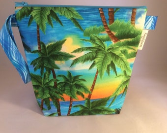 Palm Trees - Small Zip-Top