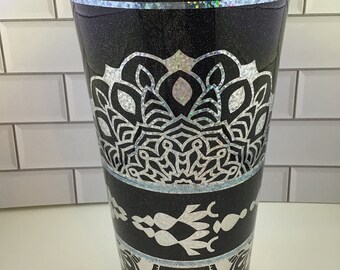 Mandala Shimmer Tumbler