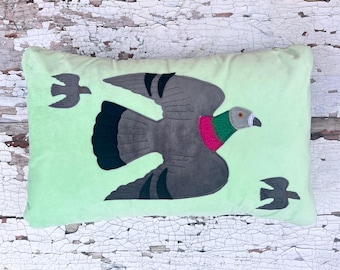 Pigeon cushion