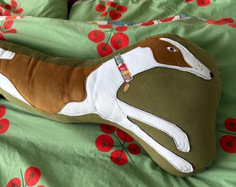 Greyhound cushion