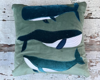 Whale cushion