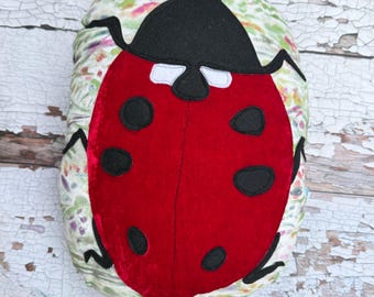 Ladybird cushion