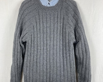 Hand Knit 100% PIUMA Cashmere Sweater Pullover for Men