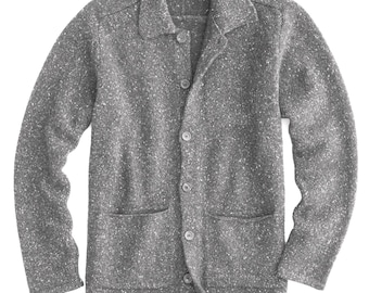 Knit  Jacket/Cardigan - Wool / Cashmere Blend.