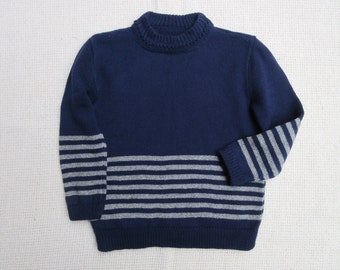 Knit Sweater for Toddler Boy -  Cashmere / Wool Blend - Free Shipping in US