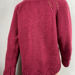 Girls' Knit 100% Cashmere Jacket/ Cardigan image 8