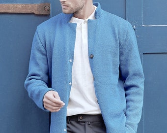 Knit  Jacket/Cardigan - Cotton / Cashmere Blend.