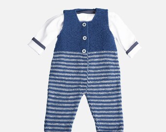 Knit Baby Romper and Shirt  -  Cashmere/Wool/Viscose Blend - Free Shipping in US